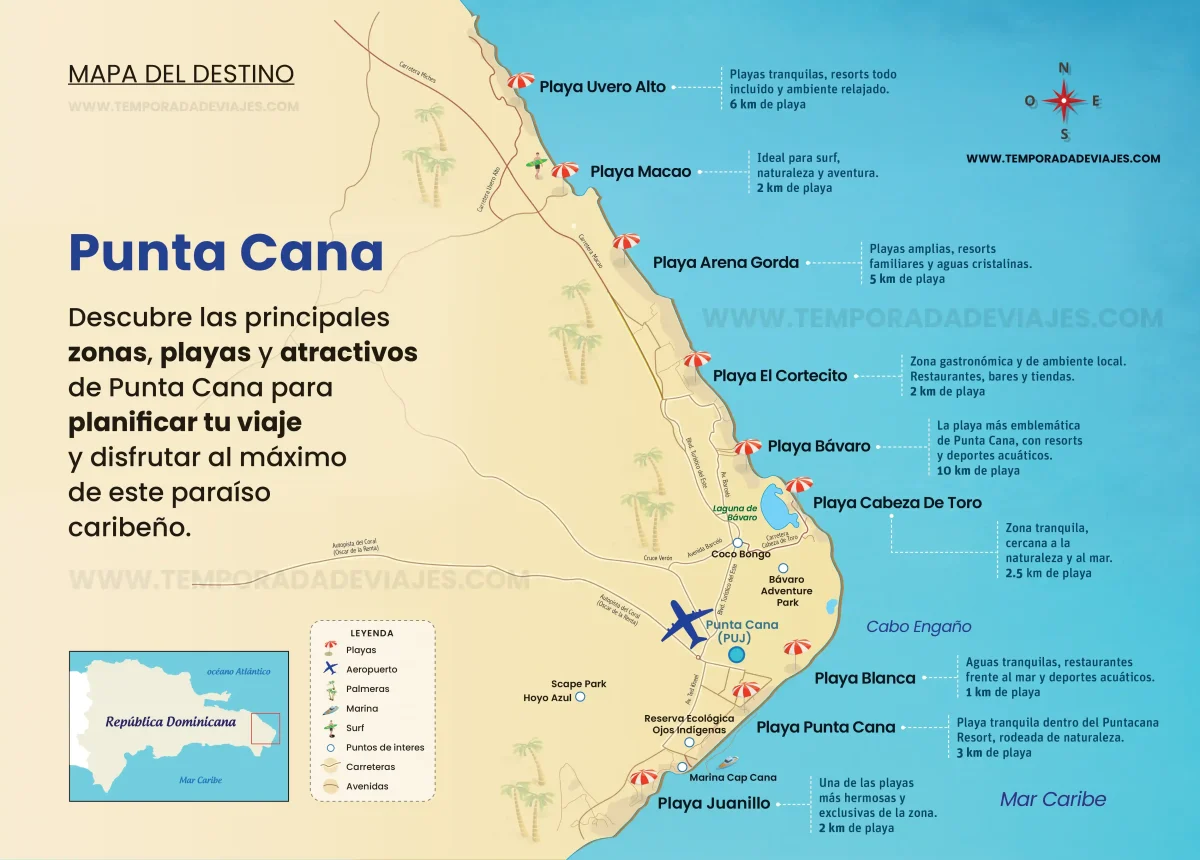 Mapa de Punta Cana